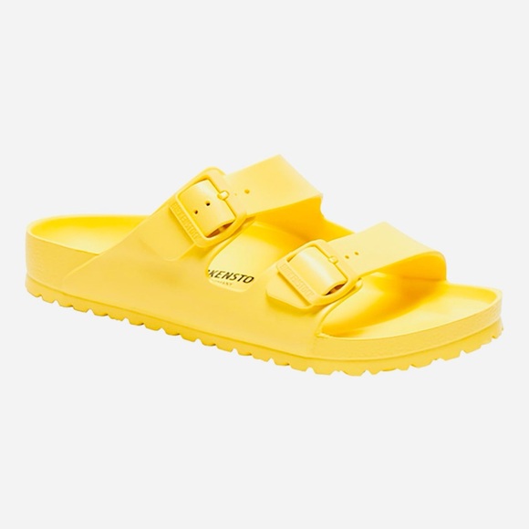 Birkenstock Shoes - Birkenstock Arizona Eva Unisex Rubber Vibrant Yellow Sandals  Size 44 NEW